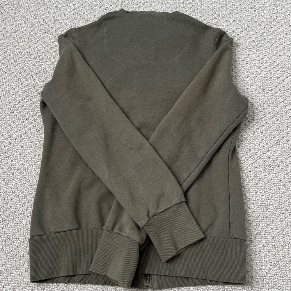 Burberry Green Zip-Up Hoodie - Picture 7 of 7